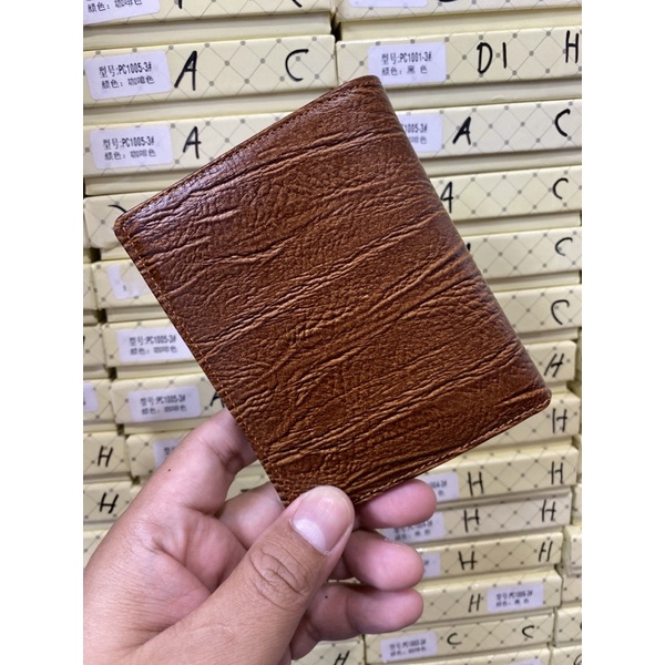 DOMPET PRIA KULIT ASLI URAT KAYU DOMPET PRIA ASLI KULIT DOMPET LIPAT KULIT ASLI DOMPET KULIT ASLI