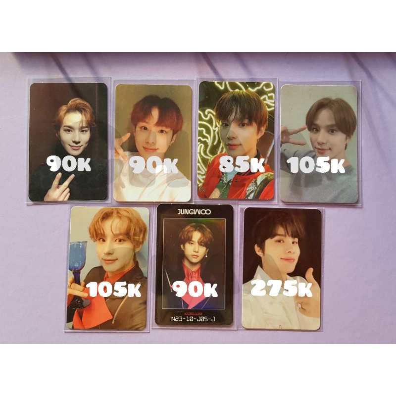 PC JUNGWOO NCT 127 IRREGULAR NEO ZONE RESONANCE YIZHIYU AR TICKET
