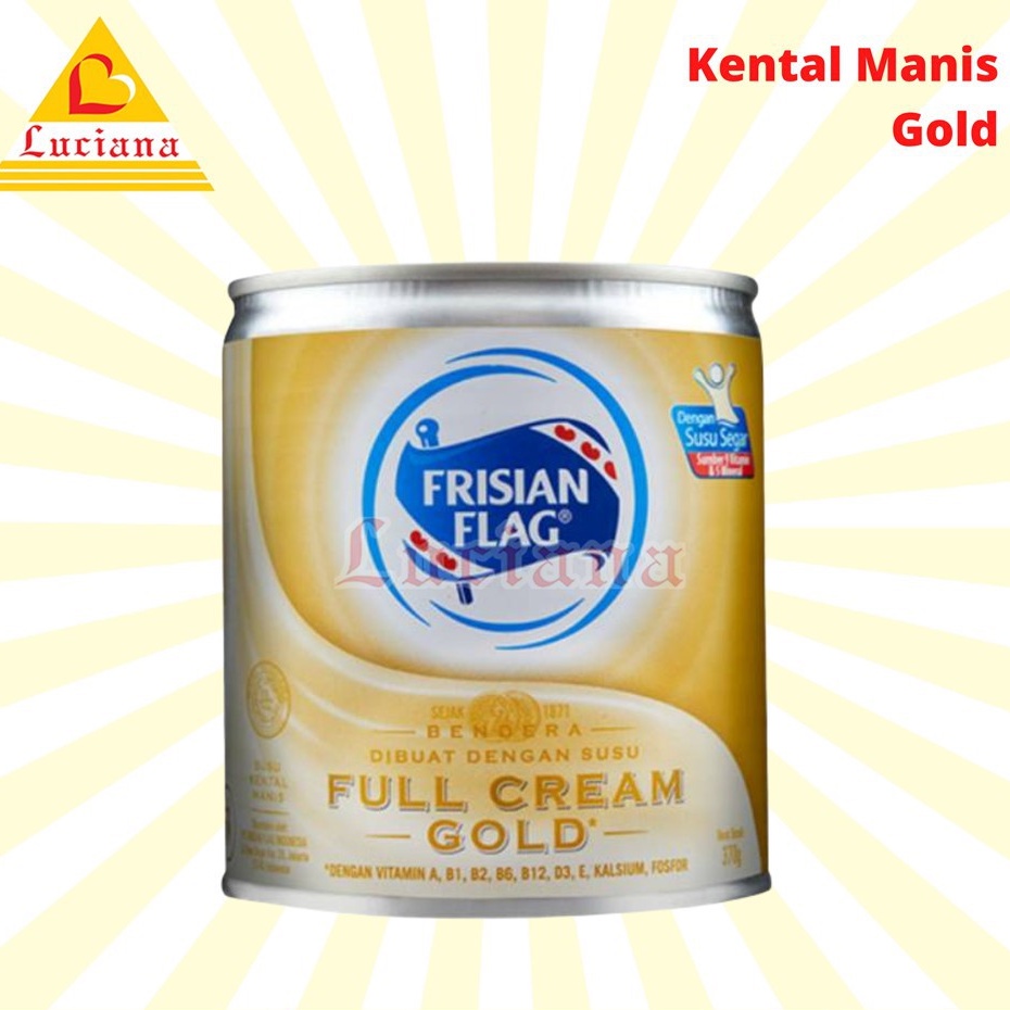 FRISIAN FLAG SUSU BENDERA KENTAL MANIS kemasan 370ml