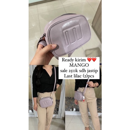 mango glossy lilac bag