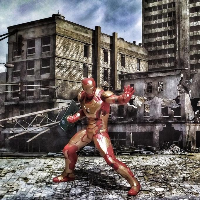 diorama gedung hancur figure SHF Hot toys kotobukiya banpresto bandai
