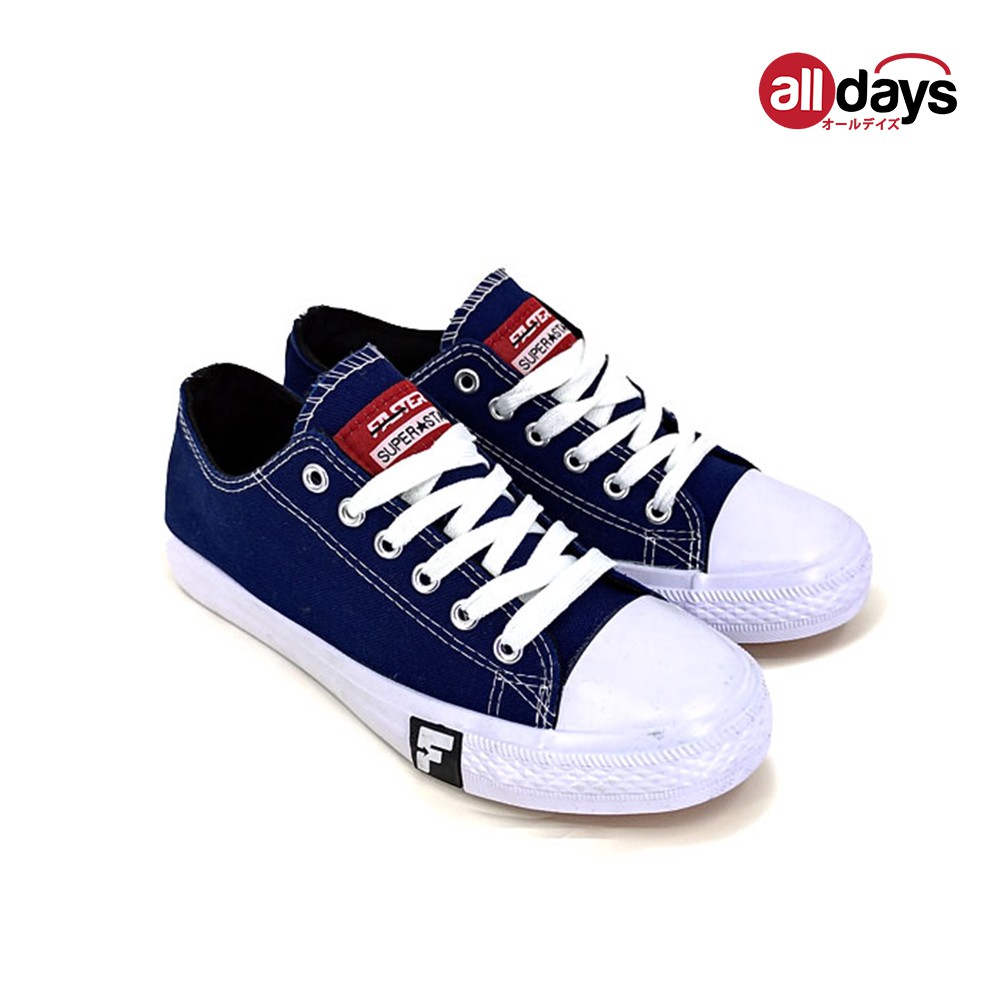 Faster Sepatu Sneakers Casual Kanvas Low Cut Pria Import 2101-005 Size 40-45