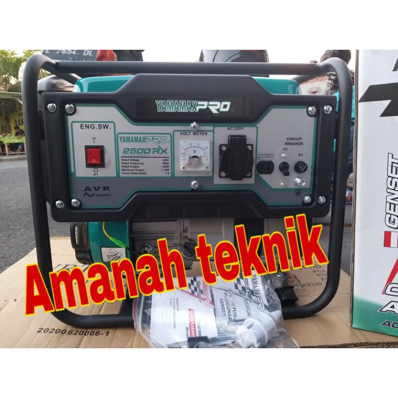 Genset 1000 watt 4tak yamamax pro 2500RX new lebih bagus genset yamamax