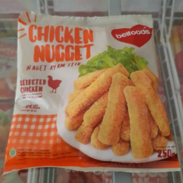 

Belfoods Favorite Chicken Nugget Stik 250gr / Naget Ayam Stik 250gr