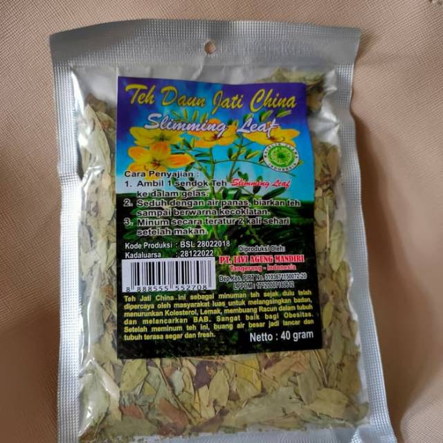 

Teh Daun Jati cina / Teh Daun Jati Cina Original Slimming Leaf 40 gr