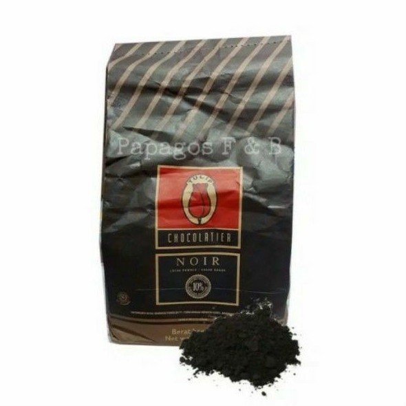 

Coklat Cokelat Bubuk Hitam Tulip Noir 250 gr / gram