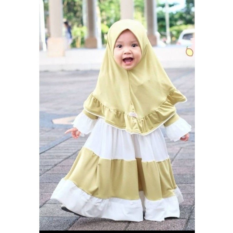GAMIS ANAK PEREMPUAN SYAKIRA NAYA UMUR 1-6TAHUN GAMIS ANAK