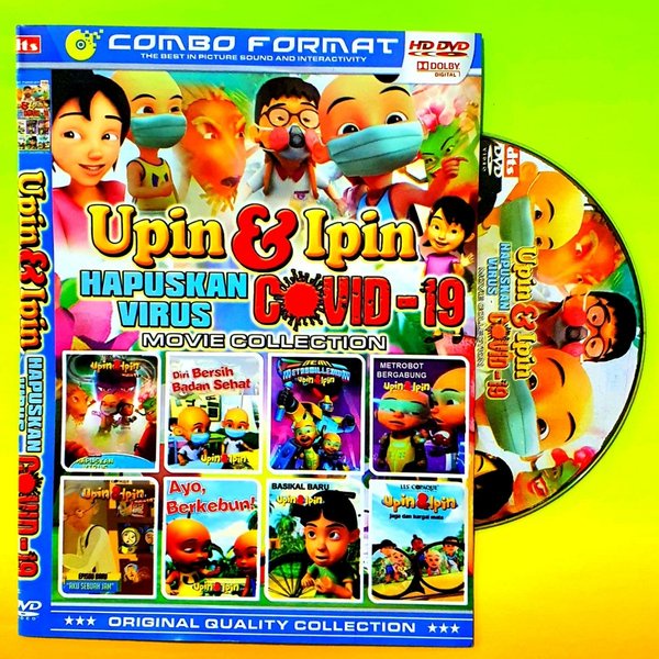 COD KASET VIDEO FILM ANAK KARTUN UPIN IPIN - KASET FILM LAGU ANAK ANAK - KASET FILM KOLEKSI UPIN IPI