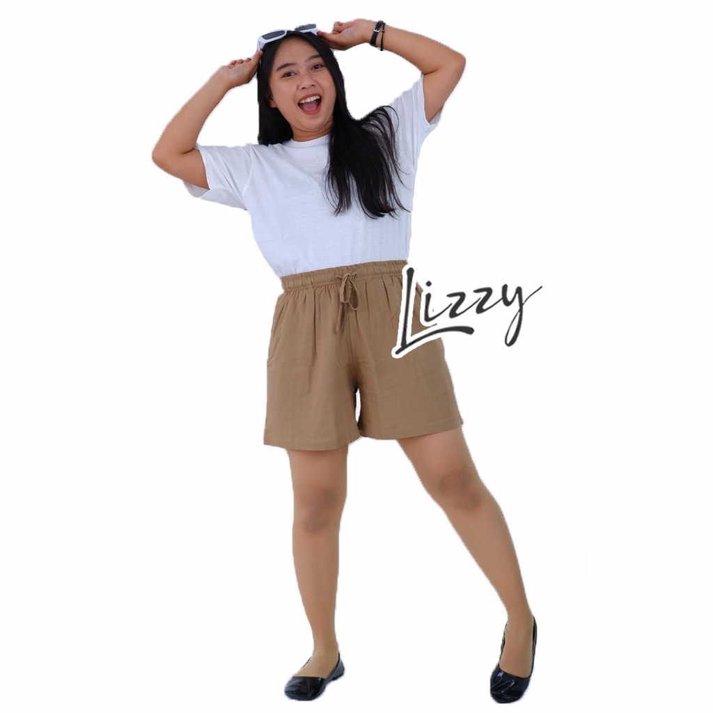 Lizzy - CELANA PENDEK POLOS RAYON