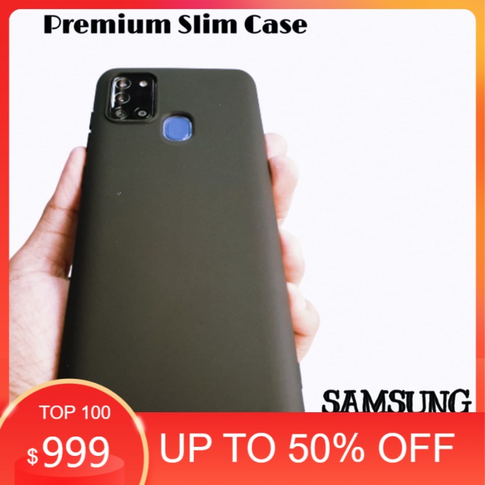 Softcase Slim Black Matte Case Samsung A21s Case Samsung A31 Silikon Case Hitam New