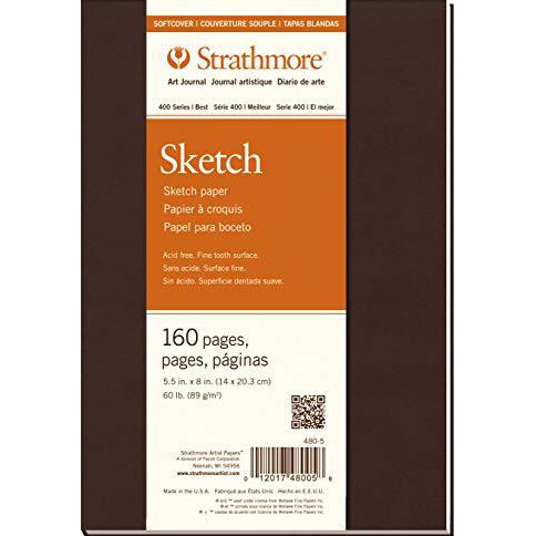 

Strathmore Softcover Sketch Journal 5.5X8-80 Sheets Storezea90
