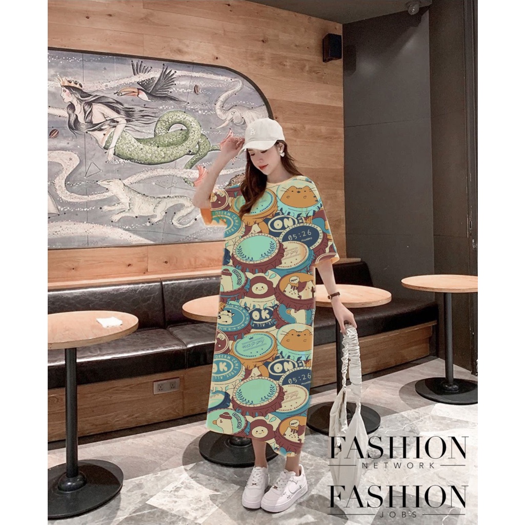 VS GG - MIDI DRES JUMBO wanita MONDAY MONDAY - konveksi murah tanah abang