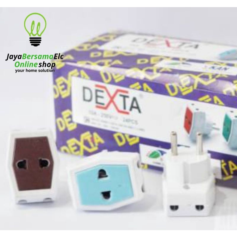 Steker T multi Warna / Colokan Sambungan T multi DEXTA DX - 639 MURAH