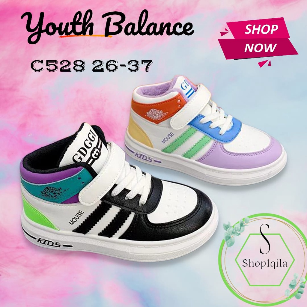 Sepatu Sneaker Anak Import Youth Balance C528 Size 26 - 37/sepatu anak/sepatu anak laki-laki dan perempuan/sepatu import