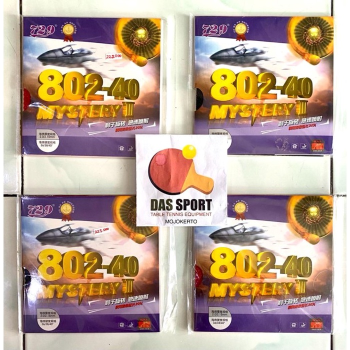 KARET 729 802-40 MYSTERY III SPON MAX ATTACK PIMPLE (BINTIK SERANG) - Merah