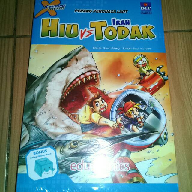 X-venture xplorers perang penguasa laut hiu vs ikan todak