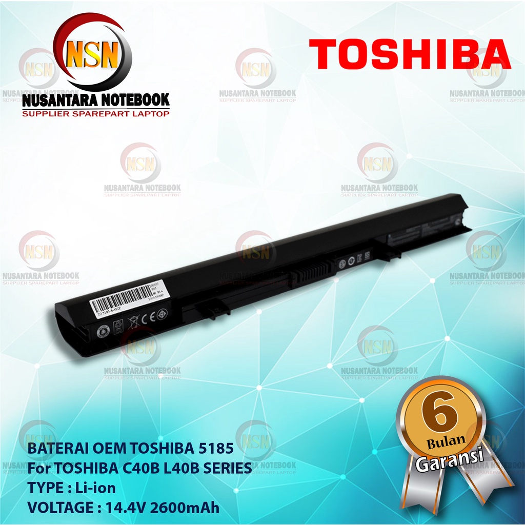 Baterai OEM Toshiba Satellite PA5185