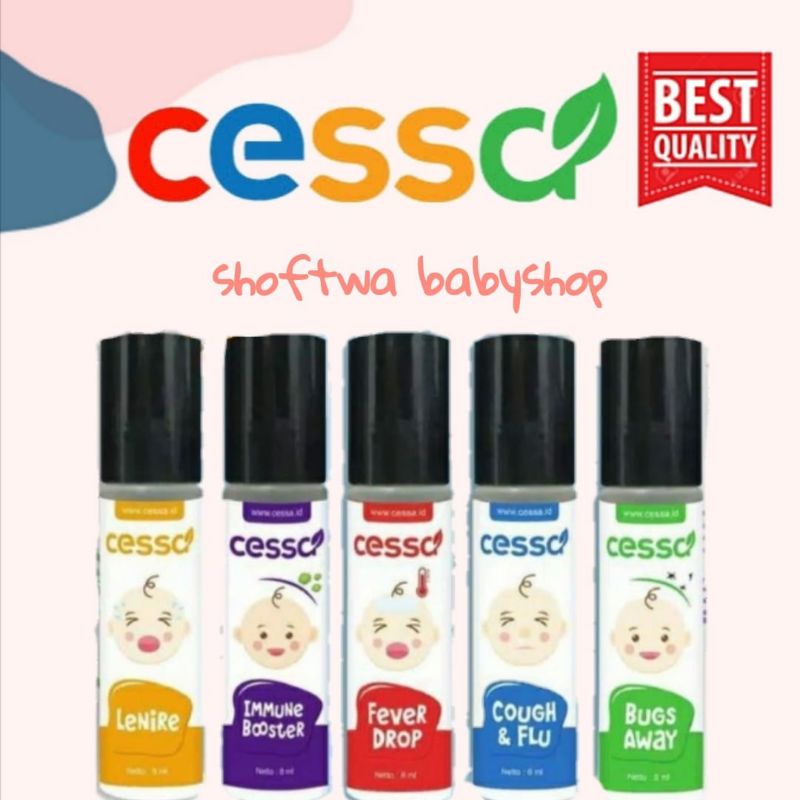 Cessa Baby Chio lega (0-2 tahun) Fever Drop , Cough n Flu , Lenire , Bugs Away dan Immune Booster