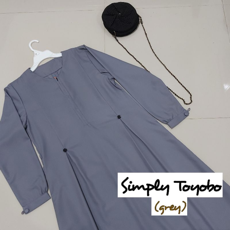 Gamis fenomenal Simply Toyobo Lux | busui friendly | 1kg = 3pcs