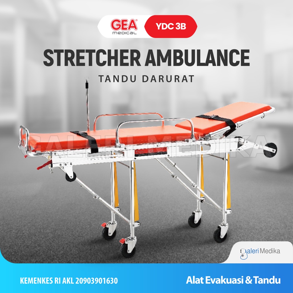 Stretcher Ambulance GEA YDC-3B / YDC3B / YDC 3B Emergency Stretcher