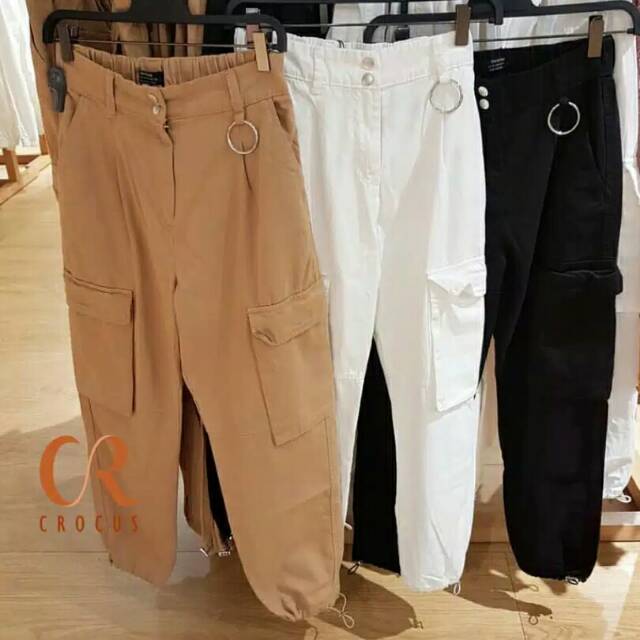 CS Celana  CARGO  LEXA Pants Stradivarius  saku Shopee 