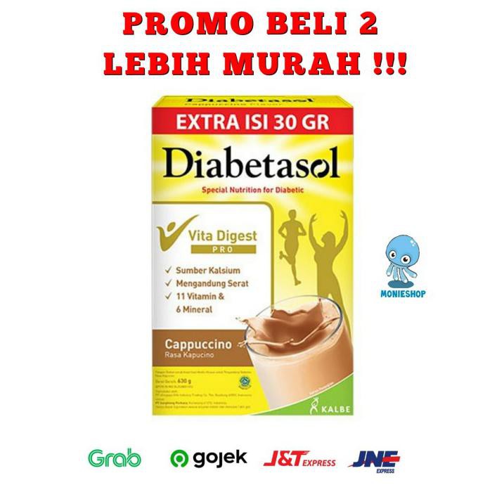 

[[BISA COD]] Diabetasol Cappucino / Coklat / vanila 630gr - Coklat NEW Kode 1460