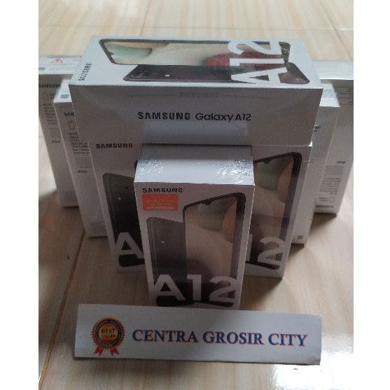 SAMSUNG GALAXY A12 RAM 4/128GB NEW GARANSI RESMI IMEI