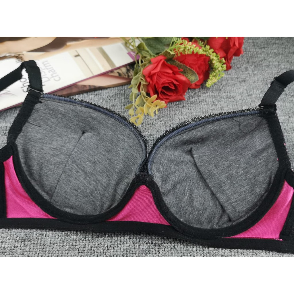 Bra Import Wanita 337 Bahan Halus Busa Tebal Ada Kawat