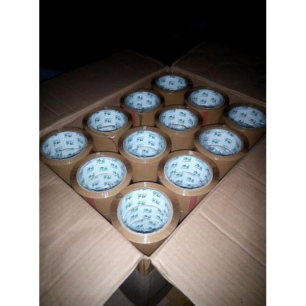 

Lakban coklat bening 80yard N43
