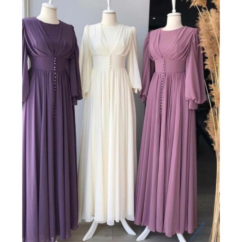 MALINA DRESS CERUTY BABYDOLL GAMIS PESTA PREMIUM TERMURAH