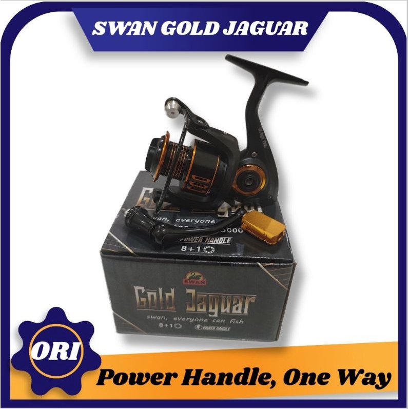 REEL POWER HANDLE SWAN GOLD JAGUAR