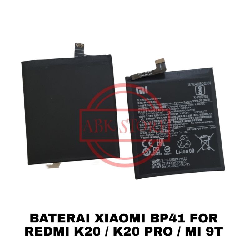 BATRE BATERAI BATTERY XIAOMI K20 / K20 PRO - XIOMI MI 9T BP41 ORIGINAL