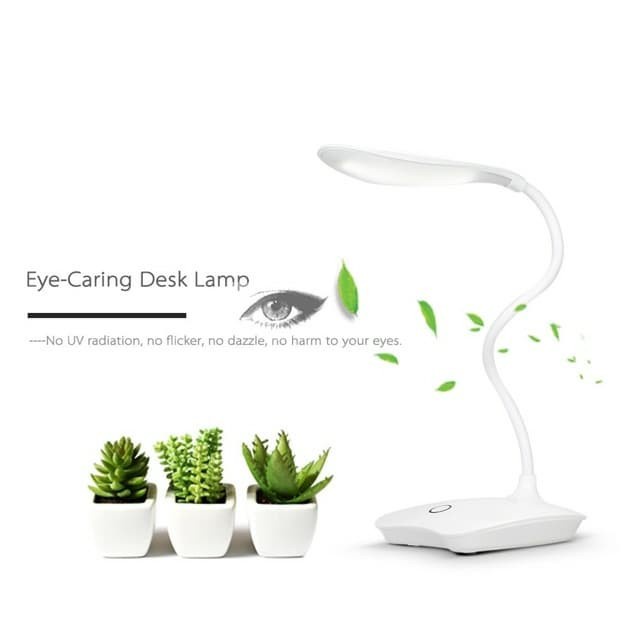 LED Usb Rechargeable Lampu Meja Belajar - Desk Lamp Reading Book Lamp YLE-01