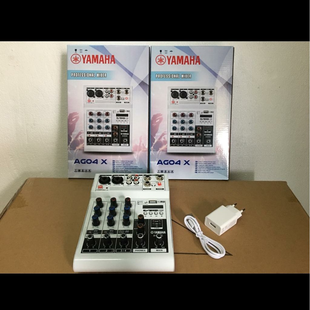 mixer yamaha ag04w ag 04w ag 04 w 4CH usb bluetooth free 2 mic wireles