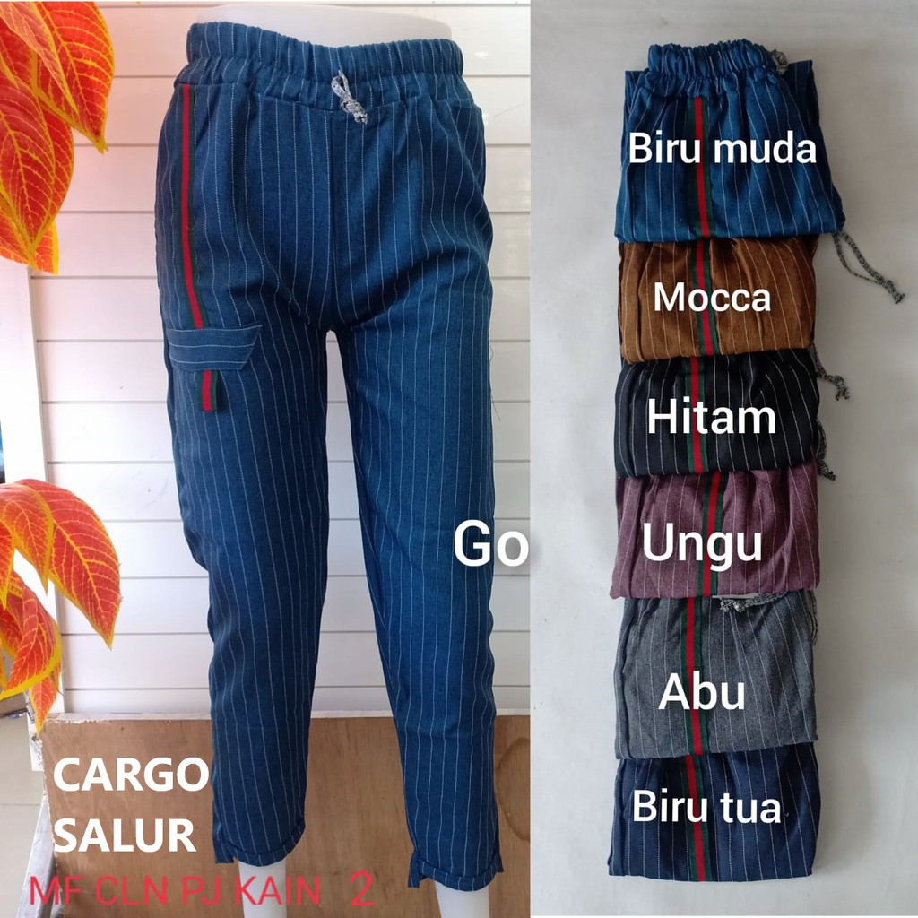 gof CELANA CARGO Panjang Cewek Baggy Cargo Motif Polos Celana Wanita Distro Murah