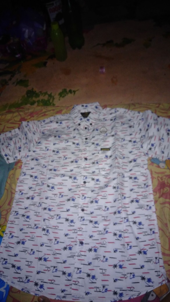 Kemeja Pria Lengan Pendek Motif Surfing Batik Bunga Kekinian Kemeja Kerja Kantoran Kasual Termurah