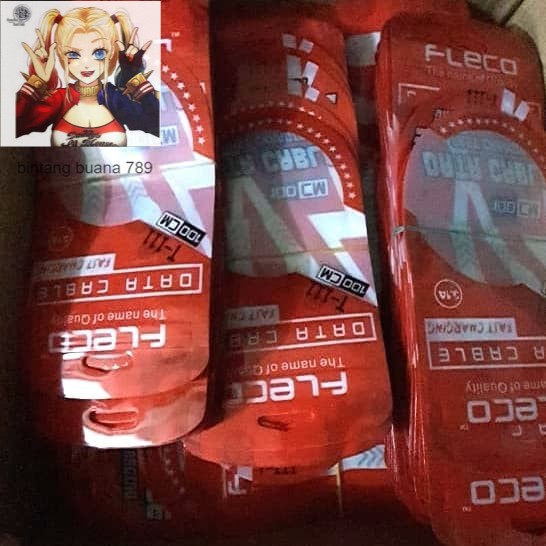 ORi Packing plastik klip headset Kabel universal murah Fleco