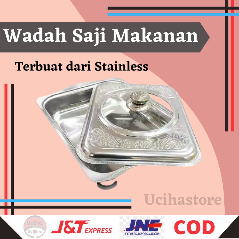 Wadah Saji Prasmanan Wadah Sayur Tempat Sayur Stainless Nampan Stainless Wadah Stainless
