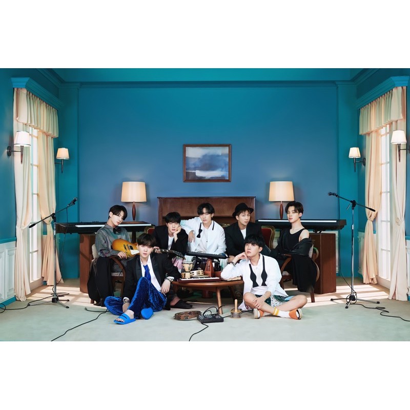 Fabric Poster BTS BE (bisa custom gambar yg lain juga yaa)