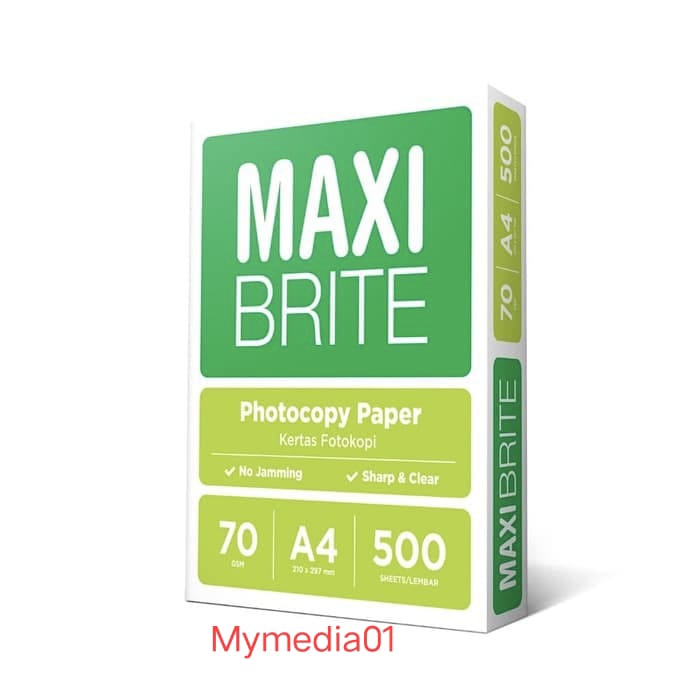 

KERTAS HVS MAXI BRITE A4 70 GRAM