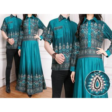 Cp Kartika Baju Muslim Murah Couple Batik Modern Sarimbit Pasangan Keluarga Kekinian Grosir Trendy