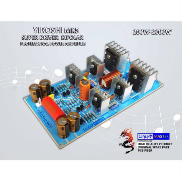 SUPER DRIVER BIPOLAR POWER AMPLIFIER SUBWOOFER YIROSHI MK5 DRIVER