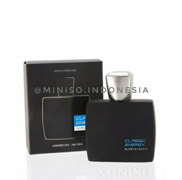 MINISO PARFUM/CLASSIC ENERGY MAN PERFUME 50ML AROMA WOOD