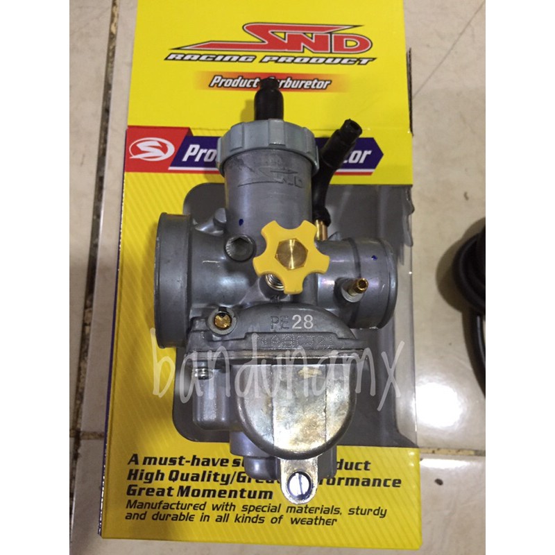 KARBURATOR KARBU PE 28 SND RACING not ch29 moto1 scarlet