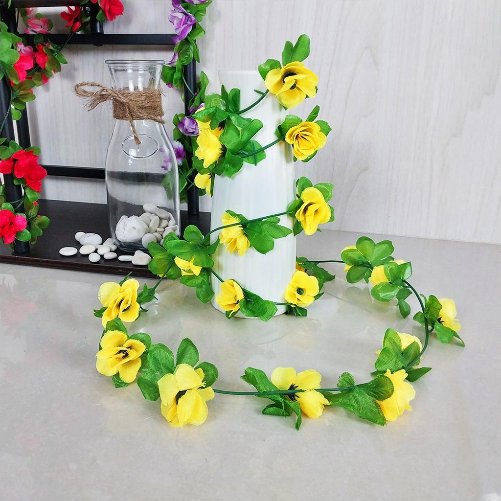 Daun Rambat Bunga Rambat Juntai Hias Plastik Palsu Tanaman Hias Dekorasi Rumah Artificial Flowers Azgalery PBP141