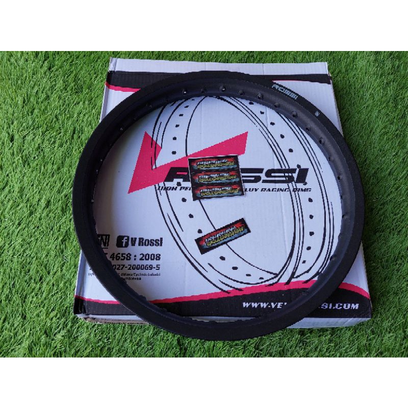 VELG ROSSI VELG V-ROSSI RING 18X160 PELEK ROSSI PELEK RXKING HITAM VELG RXKING VELG RXS
