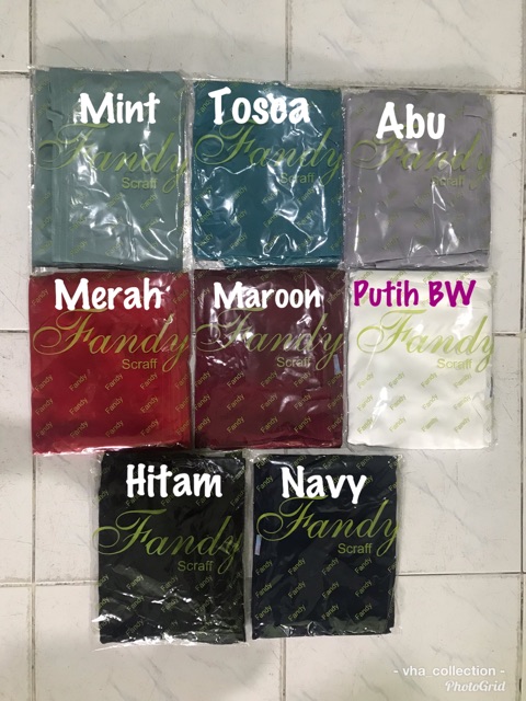 FANDY | Hijab Instan AUREL SYIRIA tali 2layer ceruty