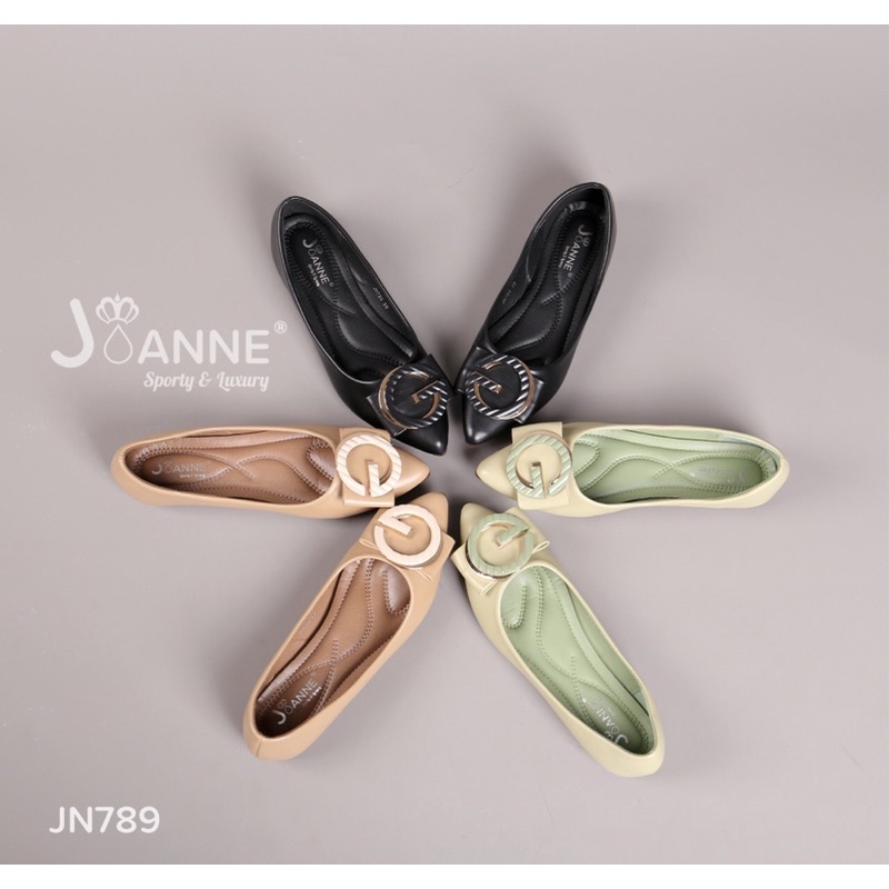 RESTOCK! [ORIGINAL] JOANNE Flat Shoes Sepatu Kerja Wanita #JN789