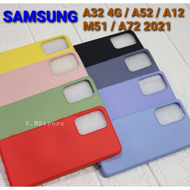 SoftCase Premium SAMSUNG A32 4G / A52 / A52S 5G / A72 2021 / A12 / M51 TPU SILIKON