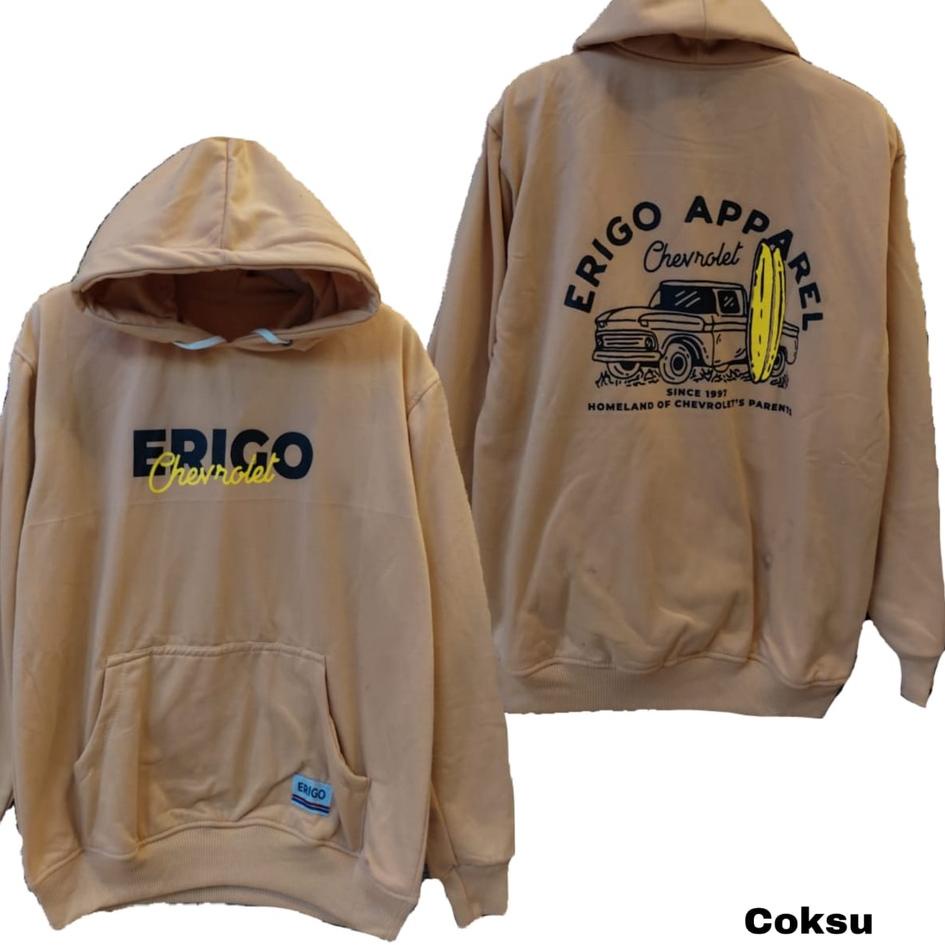 Wow Murah Meriah - HOODIE ERIGO APPAREL CHEVROLET SABLON GAMBAR BELAKANG TERBARU PREMIUM (COD)